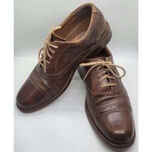 G. H. Bass & Co. Banks Men 7.5M Oxford Loafers Leather Uppers Classic Dress Shoe